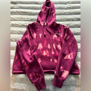 Tie dye Cropped Champion Sweatshirt